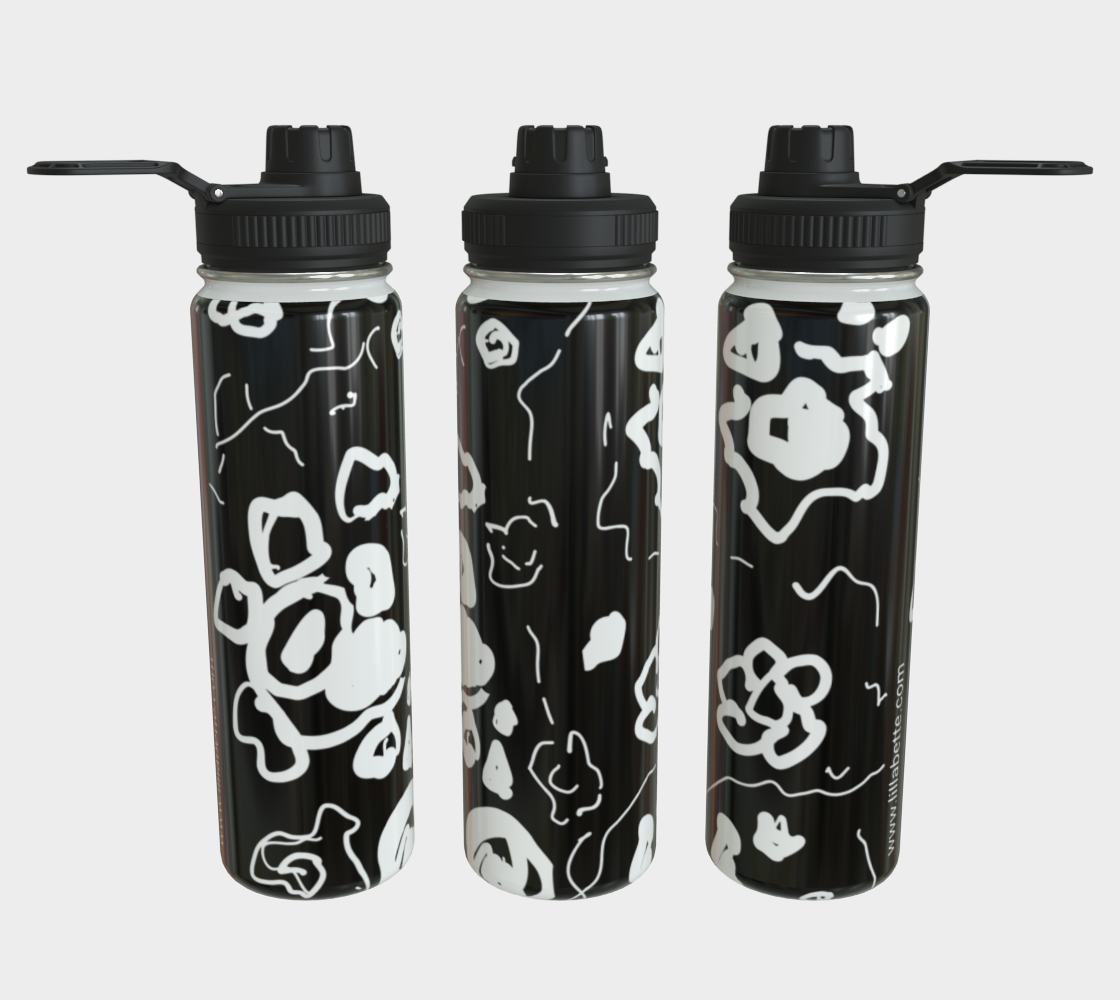Doodle Double Walled Stainless Steel Water Bottle