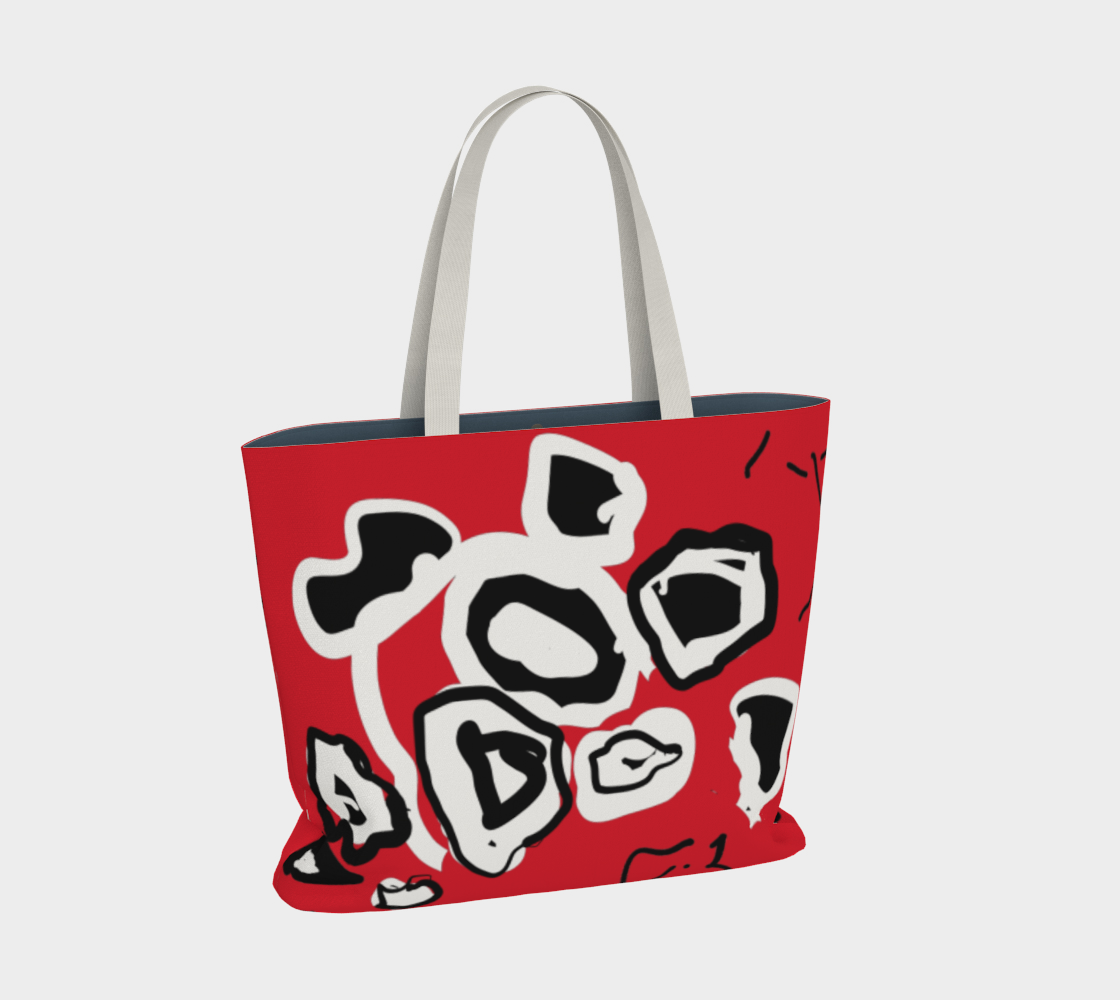 Doodle Poppy Tote