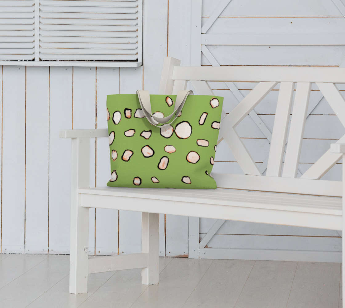 Chartuese and Green Tote