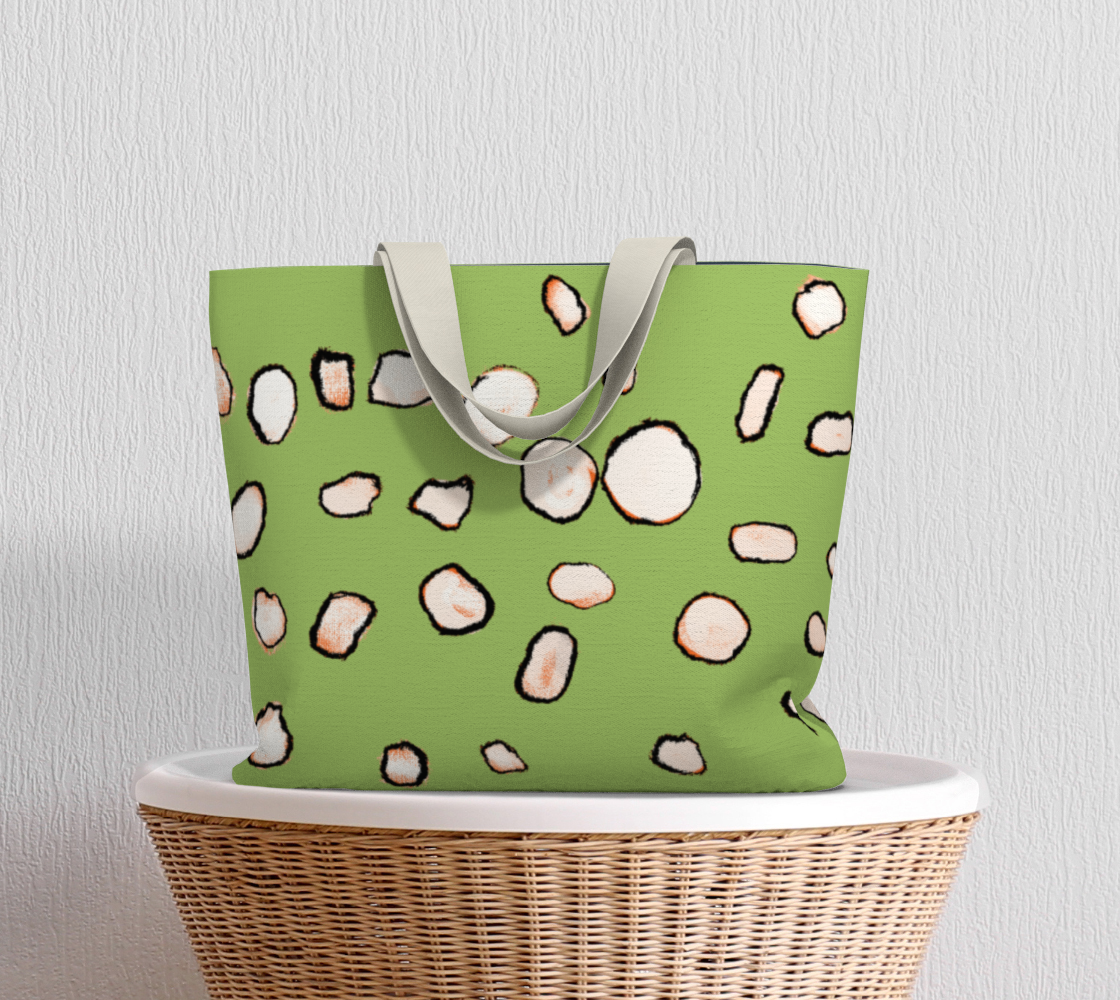 Chartuese and Green Tote