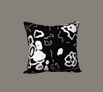 Load image into Gallery viewer, Doodle Black Toss Cushion Cover
