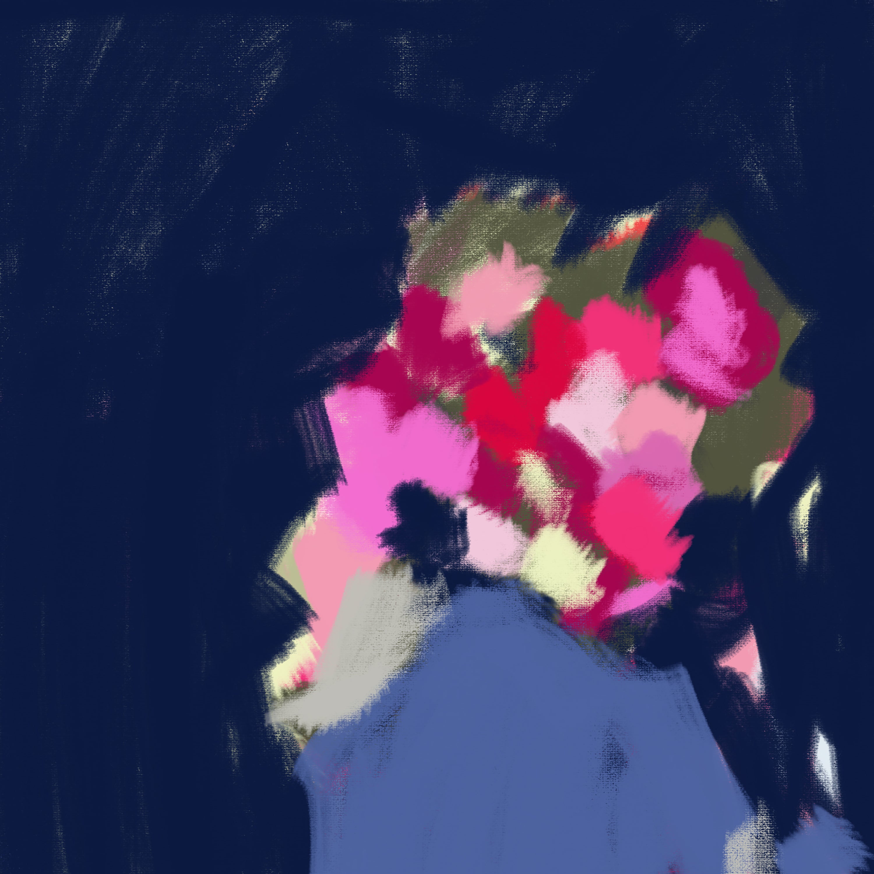 Flowers in Blue
