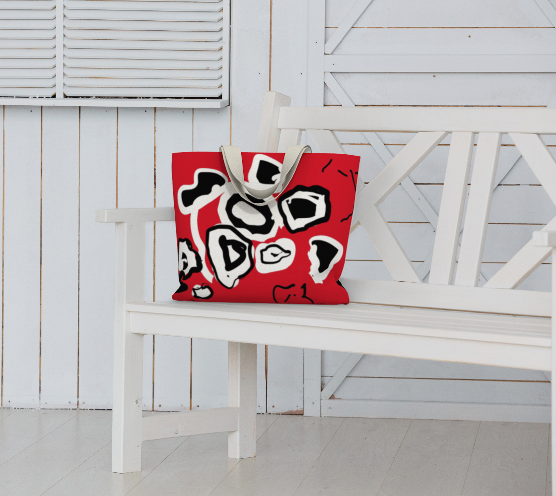 Doodle Poppy Tote