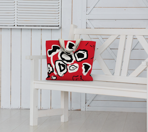 Doodle Poppy Tote