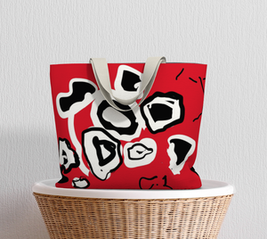 Doodle Poppy Tote
