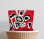 Load image into Gallery viewer, Doodle Poppy Tote
