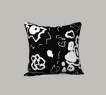 Load image into Gallery viewer, Doodle Black Toss Cushion Cover
