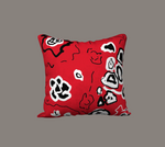 Load image into Gallery viewer, Doodle Poppy Toss Cushion Cover
