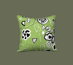 Load image into Gallery viewer, Doodle Chartreuse Toss Cushion Cover
