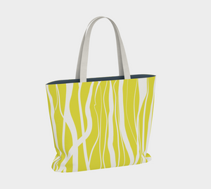 Chartreuse Market tote