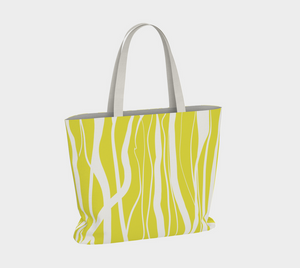 Chartreuse Market tote
