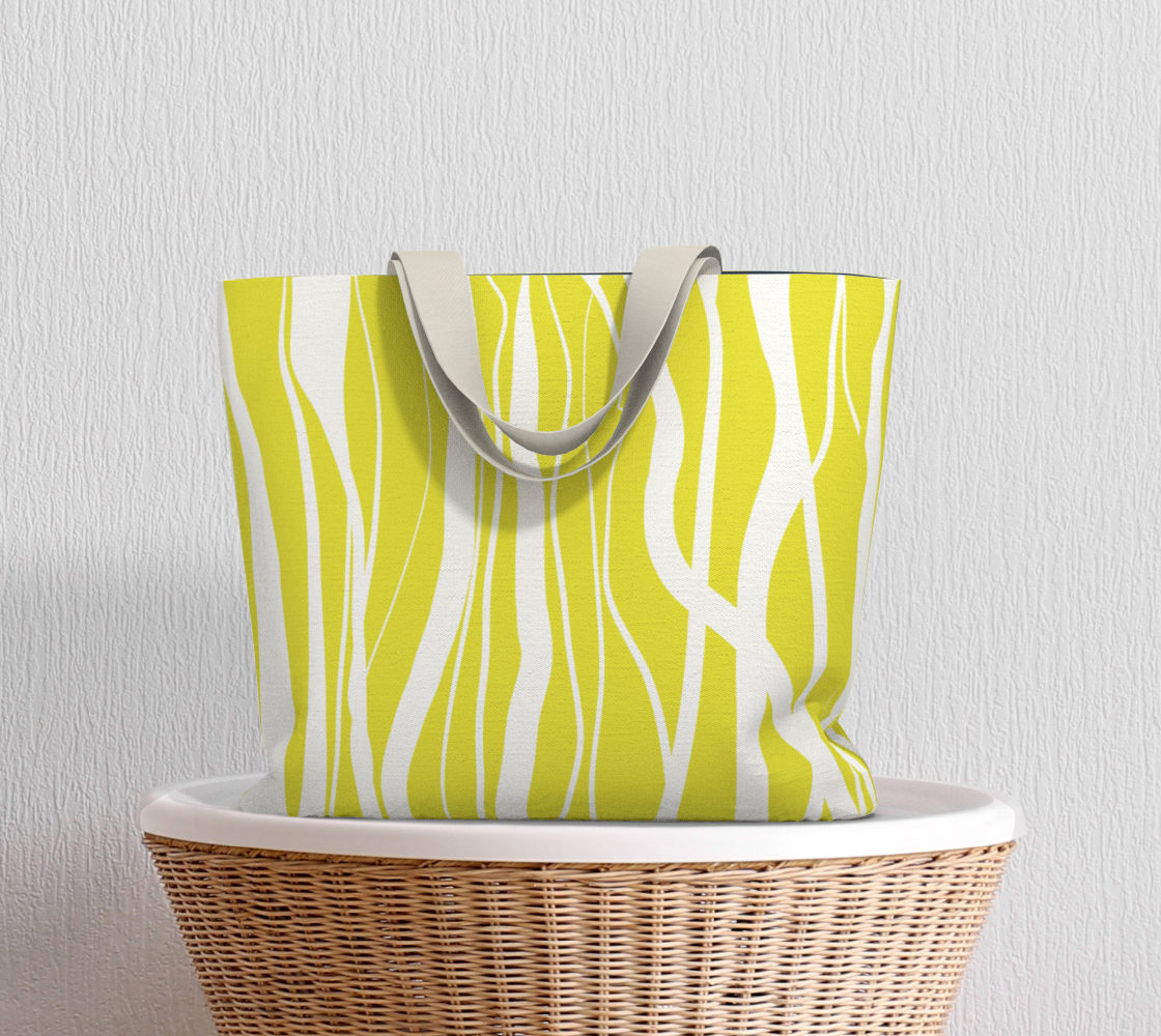 Chartreuse Market tote