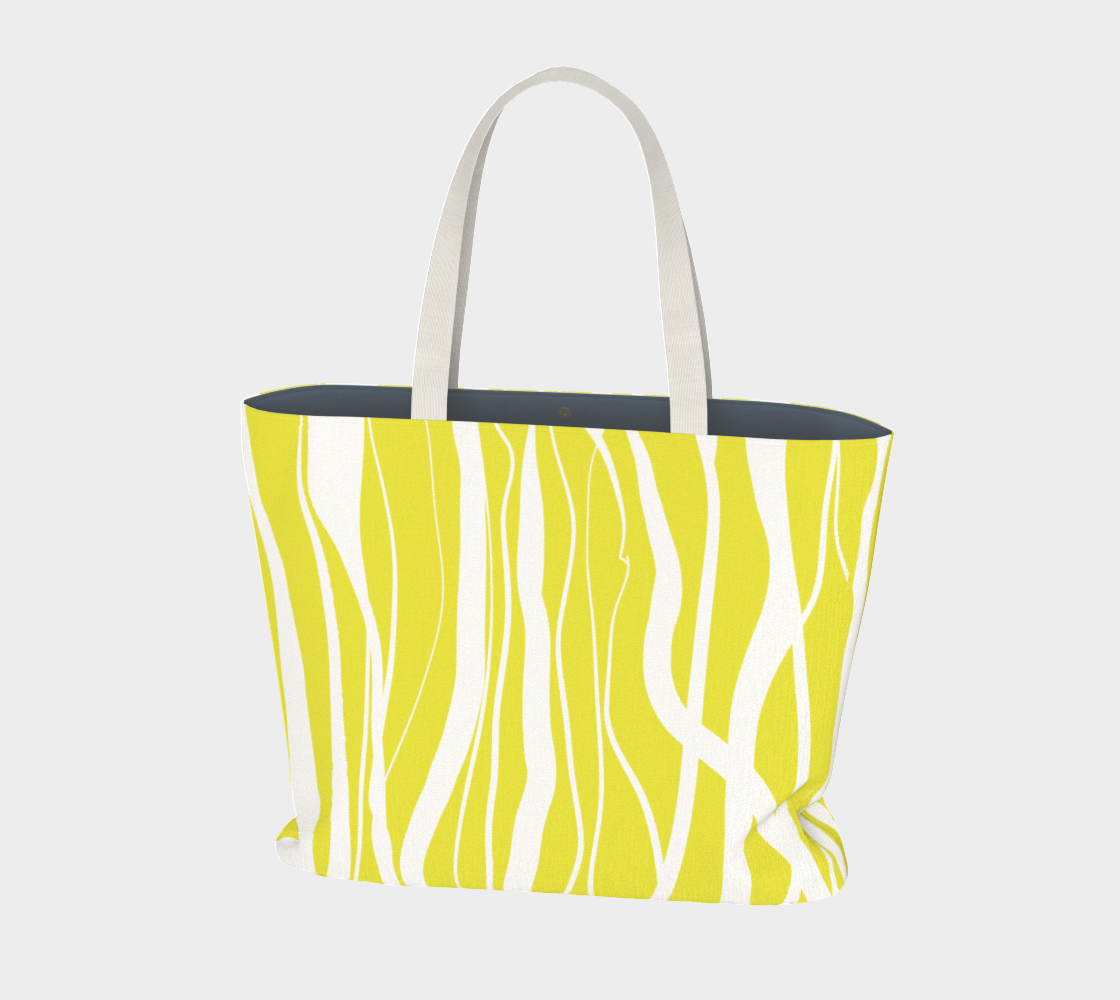 Chartreuse Market tote